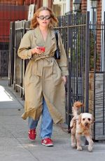 SAILOR BRINKLEY Out with Her Dog in New York 05/17/2023