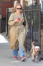 SAILOR BRINKLEY Out with Her Dog in New York 05/17/2023