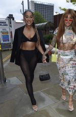 SALLIE AXL and MARLIE LEWIS Arrives at Meraki Night at FireFly in Manchester 04/30/2023