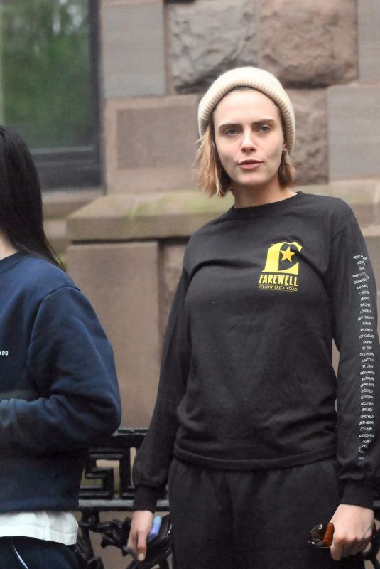 SAMARA WEAVING and CARA DELEVINGNE Out in New York 05/04/2023