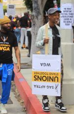 SAMIRA WILEY Supporting WGA Strike at Paramount in Los Angeles 05/10/2023