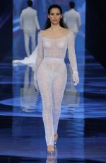 SARA SAMPAIO at Pronovias Fashion Show in Barcelona 04/21/2023