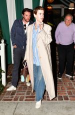 SARAH PAULOSN Leaves San Vicente Bungalows in West Hollywood 05/16/2023