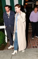 SARAH PAULOSN Leaves San Vicente Bungalows in West Hollywood 05/16/2023