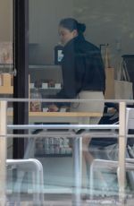 SHANINA SHAIK Out for Coffee with Her Baby and a Friend at Blue Bottle Coffee in West Hollywood 05/30/2023