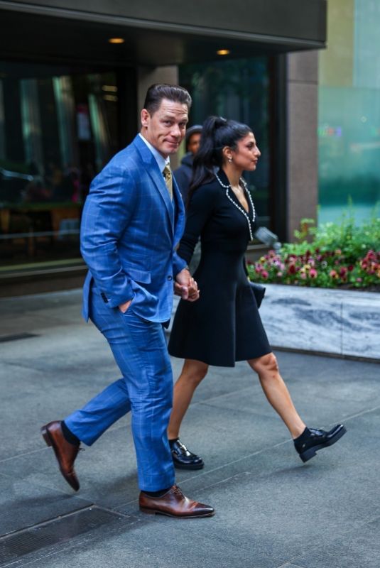 SHAY SHARIATZADEH and John Cena at Del Frisco