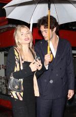 SIENNA MILLER and Oli Green Leaves a Pre-Met Gala Dinner in New York 04/30/2023 