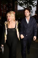 SIENNA MILLER and Oli Green Leaves a Pre-Met Gala Dinner in New York 04/30/2023 