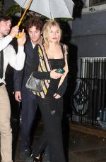 SIENNA MILLER and Oli Green Leaves a Pre-Met Gala Dinner in New York 04/30/2023 
