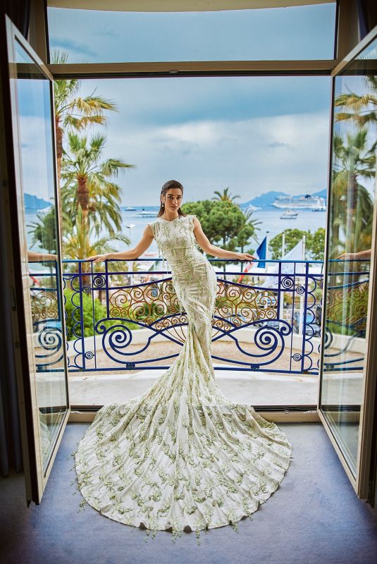 SIMONA TABASCO Getting Ready for Cannes Festival for Vanity Fair, May 2023