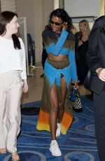 SIMONE ASHLEY Arrives at Hotel Martinez in Cannes 05/21/2023