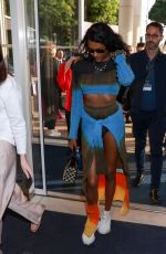 SIMONE ASHLEY Arrives at Hotel Martinez in Cannes 05/21/2023