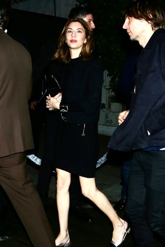 SOFIA COPPOLA Leaves Chanel Fashion Show Afterparty in Los Angeles 05/09/2023