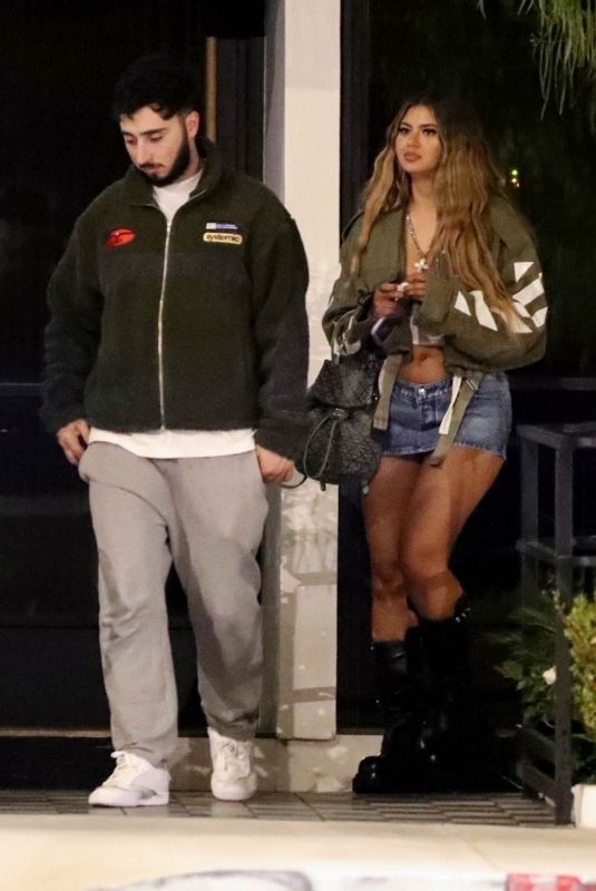 SOFIA JAMORA and Zack Bia Leaves The Bird Streets Club in West Hollywood 05/10/2023