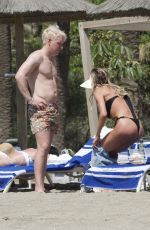SOPHIE HABBO in Bikini at a Beach in Marbella 05/14/2023