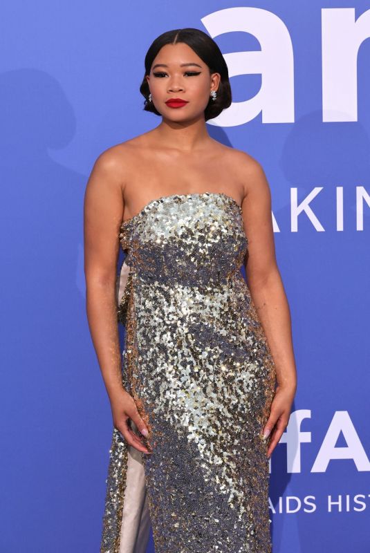 STORM REID at 29th Annual amfAR Gala in Cannes 05/25/2023