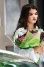 SURI CRUISE Out Buying Flowers on Mother