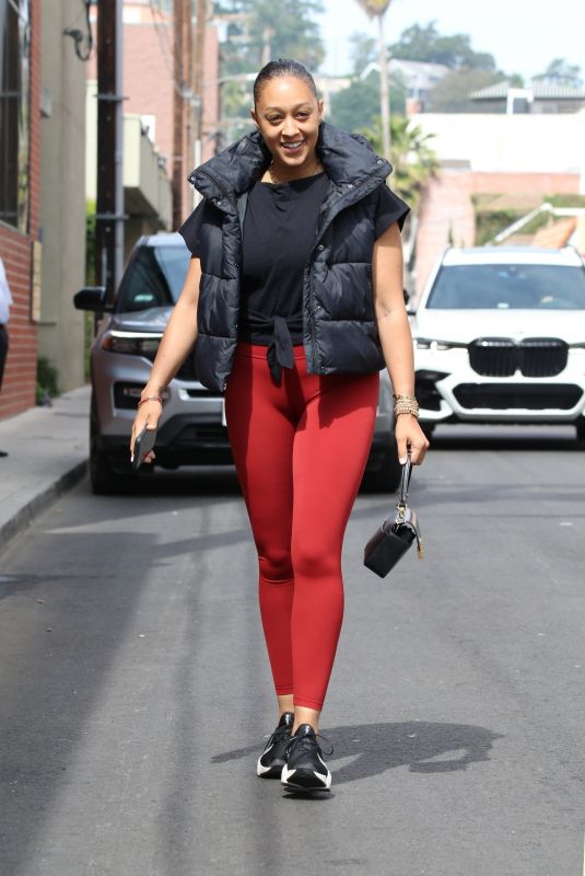 TIA MOWRY Leaves a Gym Session in Studio City 05/16/2023