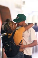 TIFFANY HADDISH and Marvin Jones at LAX Airport in Los Angeles 05/29/2023