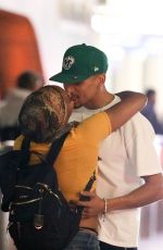 TIFFANY HADDISH and Marvin Jones at LAX Airport in Los Angeles 05/29/2023