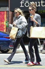 TISH and BRANDI CYRUS Out for Lunch in Los Angeles 05/02/2023