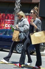 TISH and BRANDI CYRUS Out for Lunch in Los Angeles 05/02/2023