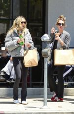 TISH and BRANDI CYRUS Out for Lunch in Los Angeles 05/02/2023