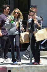 TISH and BRANDI CYRUS Out for Lunch in Los Angeles 05/02/2023