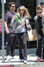 TISH and BRANDI CYRUS Out for Lunch in Los Angeles 05/02/2023