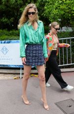 TONI GARRN Arrives at Martinez Hotel in Cannes 05/21/2023