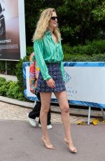 TONI GARRN Arrives at Martinez Hotel in Cannes 05/21/2023