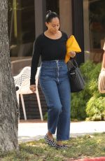 TRACEE ELLIS ROSS Leves a Hair Salon in Beverly Hills 05/08/2023 