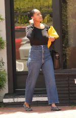 TRACEE ELLIS ROSS Leves a Hair Salon in Beverly Hills 05/08/2023 