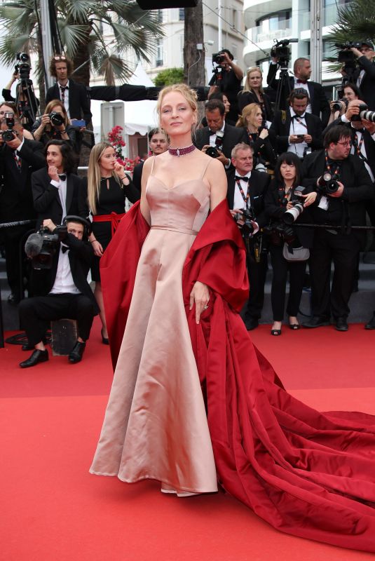 UMA THURMAN at 76th Annual Cannes Film Festival Opening Ceremony 05/16/2023