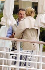 UMA THURMAN Out for Lunch at Hotel du Cap Eden Roc 05/16/2023
