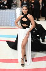 VANESSA HUDGENS at 2023 Met Gala Celebrating Karl Lagerfeld: A Line of Beauty in New York 05/01/2023