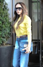 VICTORIA BECKHAM Leaves Her Hotel in New York 05/18/2023