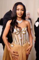 YARA SHAHIDI at 2023 Met Gala Celebrating Karl Lagerfeld: A Line of Beauty in New York 05/01/2023