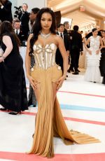 YARA SHAHIDI at 2023 Met Gala Celebrating Karl Lagerfeld: A Line of Beauty in New York 05/01/2023
