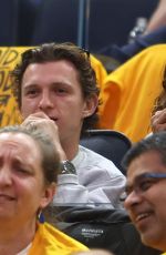 ZENDYA at NBA Playoffs Game Between LA Lakers and Golden State Warriors in San Francisco 05/04/2023