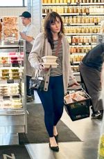 ZOOEY DESCHANEL Out for Grocery Shopping at Erewhon Market in Pacific Palisades 05/10/2023