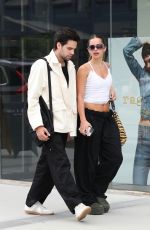 ADDISON RAE and Omar Fedi Leaves Hooka Store in Los Angeles 06/14/2023