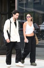 ADDISON RAE and Omar Fedi Leaves Hooka Store in Los Angeles 06/14/2023