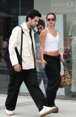 ADDISON RAE and Omar Fedi Leaves Hooka Store in Los Angeles 06/14/2023