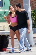 ADDISON RAE and Omer Fedi at All Time Restaurant in Los Feliz 06/23/2023