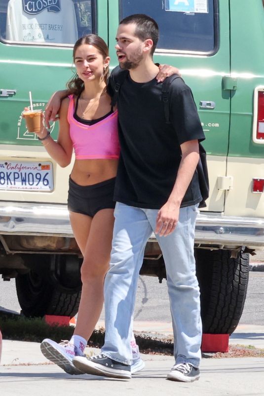 ADDISON RAE and Omer Fedi at All Time Restaurant in Los Feliz 06/23/2023