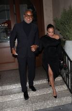 ADRIENNE BAILON Leaves Lavo Restaurant in West Hollywood 06/24/2023