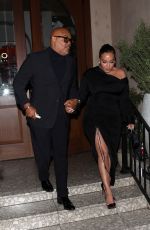 ADRIENNE BAILON Leaves Lavo Restaurant in West Hollywood 06/24/2023