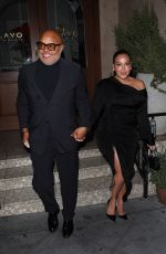 ADRIENNE BAILON Leaves Lavo Restaurant in West Hollywood 06/24/2023