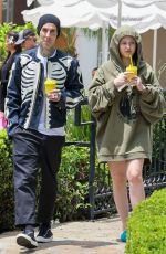 ALABAMA and Travis BARKEROut for Coffee at La La Land Cafe in Calabasas 06/02/2023
